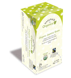 NNO Organic Jasmine Green Tea Natural Fiber Tea Bag USDA Certified Organic Ceylon Green Tea With Jasmine Flower Flavouring Fairtrade Certified Tea Fair Trade Tea 95% Biodegradable Box And Bags Naturals n Organics Petit Tea